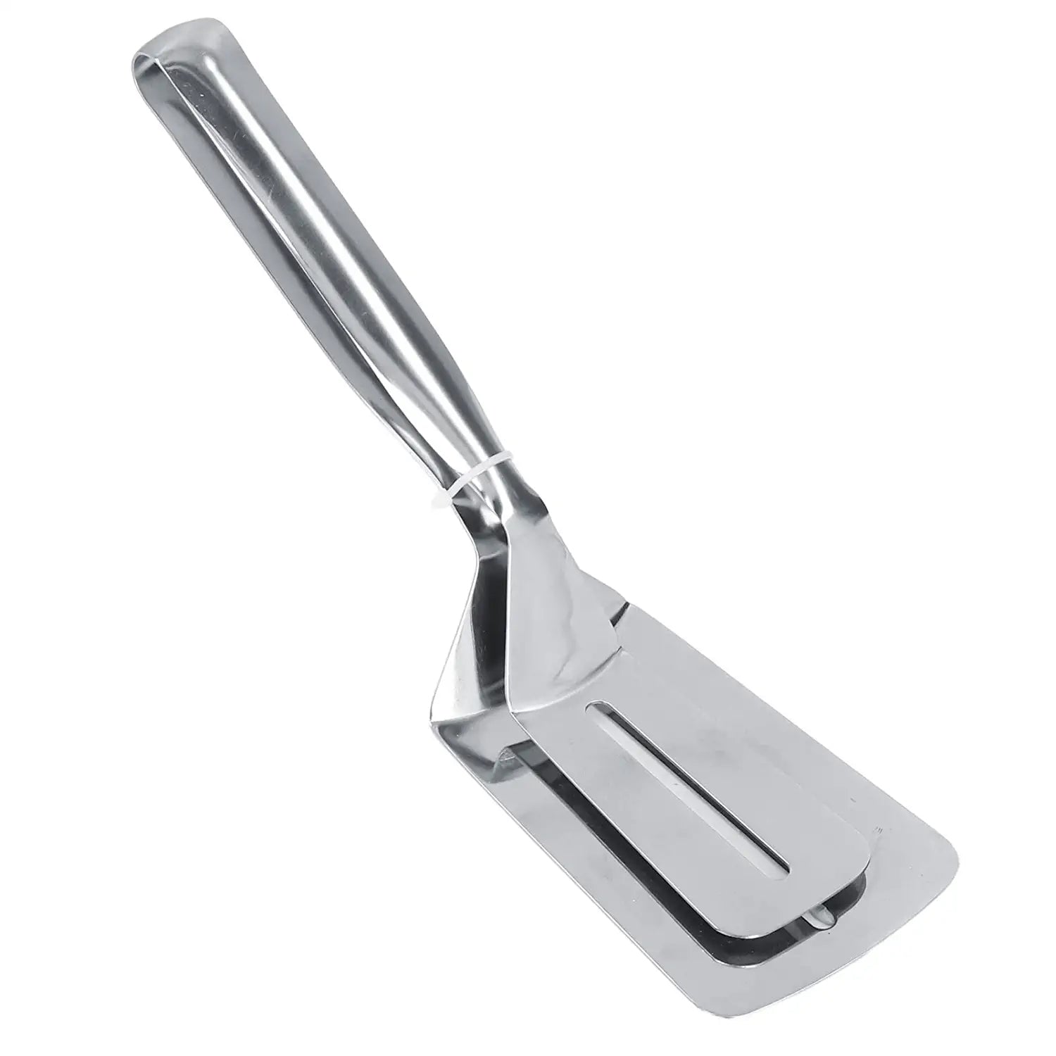 2918 Multifunction Cooking Serving Turner Frying Food Tong. Stainless Steel Steak Clip Clamp BBQ Kitchen Tong. DeoDap 2918 Multifunction Cooking Serving Turner Frying Food Tong. Stainless Steel Steak Clip Clamp BBQ Kitchen Tong. DeoDap
